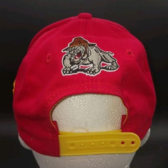 USMC US MARINE CORPS Hat Cap RED No Mesh Snap Back Adjustable CHESTY USA Flag - Picture 6 of 10